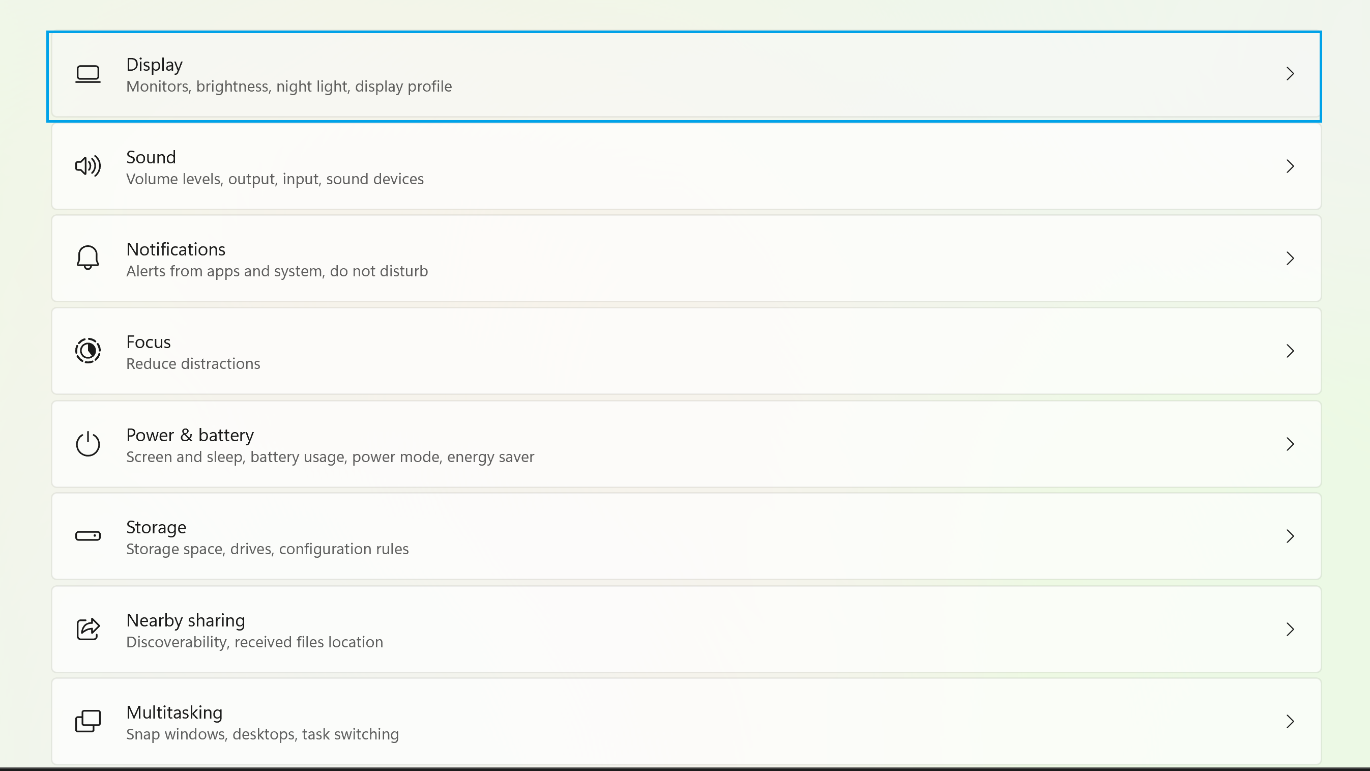 Display Settings 5